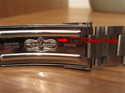 jubilee rolex clasp|rolex clasp code lookup.